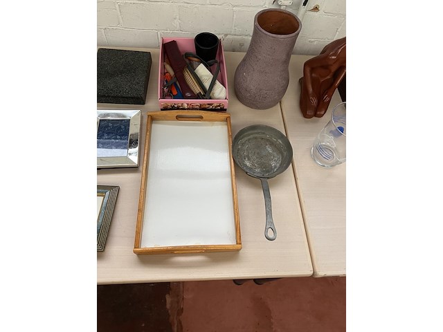 Partij diverse w.o. kaders en glazen - afbeelding 4 van  8
