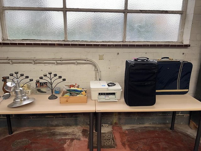 Partij diverse w.o. reiskoffers en printer - afbeelding 1 van  8