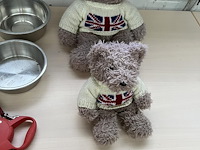 Partij diverse w.o. rvs eetbakjes en pluchen beren - afbeelding 4 van  4