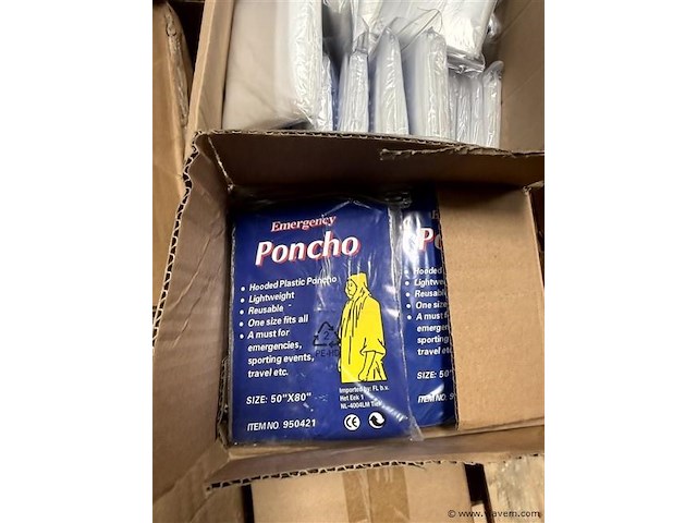 Partij diversen, wo. regenponcho's voor festivals enz. - afbeelding 3 van  3