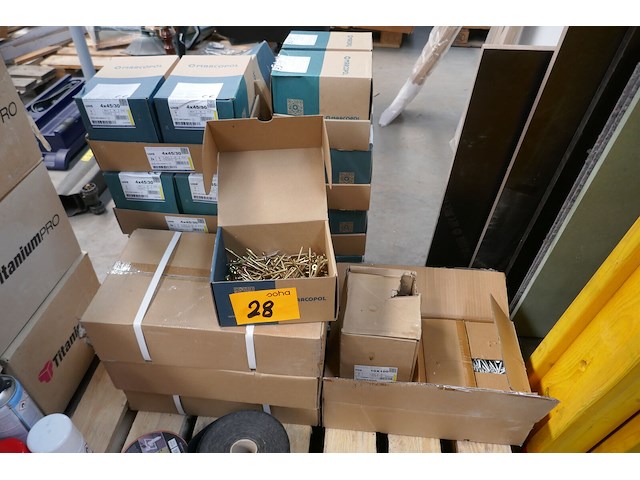 Partij dozen met schroeven omarcopol - afbeelding 1 van  6