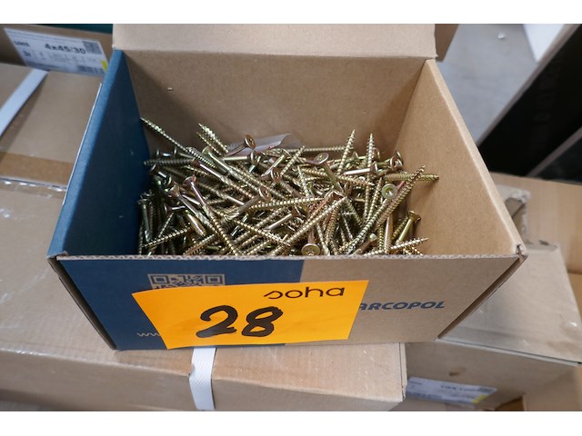 Partij dozen met schroeven omarcopol - afbeelding 2 van  6