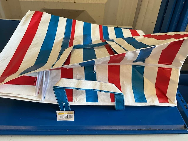Partij draagtassen met ritssluiting (50x) - afbeelding 2 van  3
