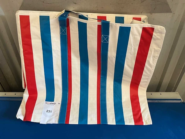 Partij draagtassen met ritssluiting (50x) - afbeelding 2 van  3