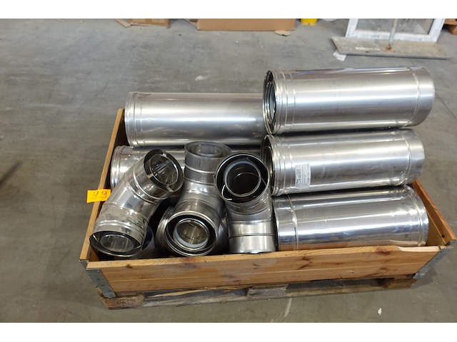 Partij dubbelwandige rookkanalen - afbeelding 1 van  4