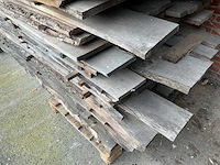 Partij eiken boomstam planken - afbeelding 3 van  6