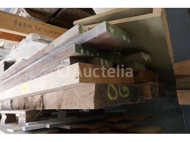 Partij eikenhouten balken - afbeelding 3 van  6