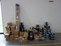 Partij elektrische kabels