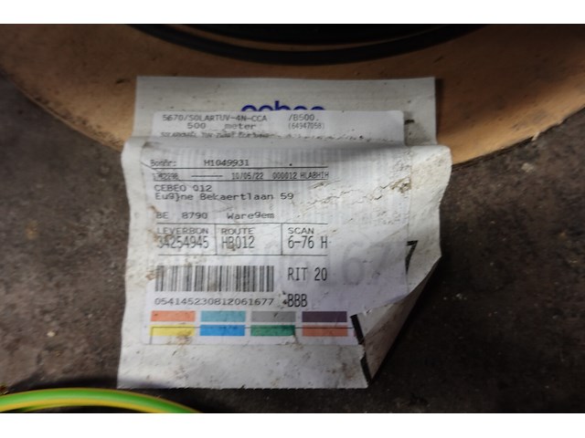 Partij elektrische kabels - afbeelding 7 van  9