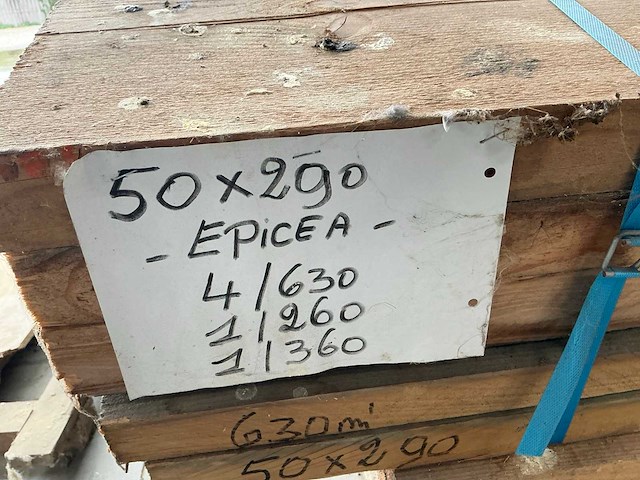 Partij epicea balken - afbeelding 4 van  5