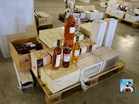 Partij flessen rosés