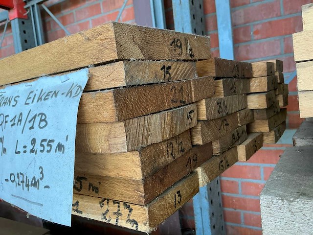 Partij franse eiken balken - afbeelding 3 van  5