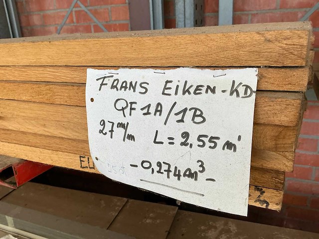 Partij franse eiken balken - afbeelding 2 van  5