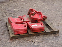 Partij frontgewichten 9stuks - afbeelding 1 van  1