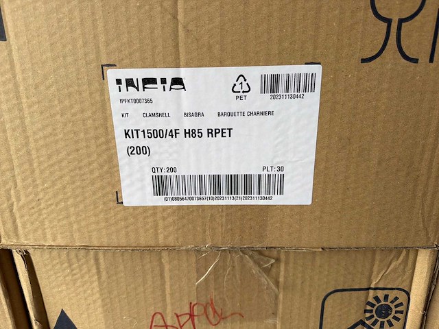 Partij fruitverpakking (appel) (1800x) - afbeelding 4 van  4