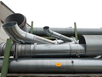 Partij galva ventilatiebuizen + 8x metalen houder - afbeelding 3 van  8