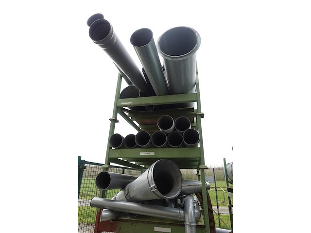 Partij galva ventilatiebuizen + 8x metalen houder - afbeelding 6 van  8