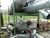 Partij galva ventilatiebuizen + 8x metalen houder - afbeelding 8 van  8