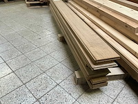 Partij geborsteld eiken parket (circa 4 m2) - afbeelding 1 van  5