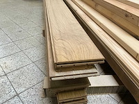 Partij geborsteld eiken parket (circa 4 m2) - afbeelding 3 van  5