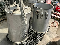 Partij gedemonteerde inox machineonderdelen - afbeelding 3 van  4