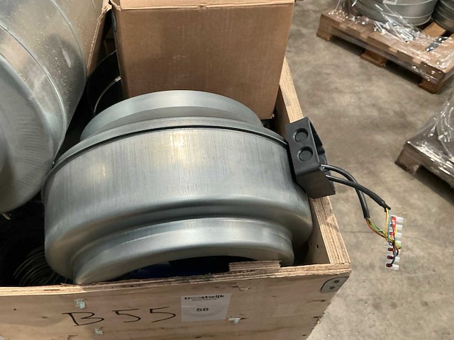 Partij gedempte ventilatiekanalen en toebehoren - afbeelding 4 van  6