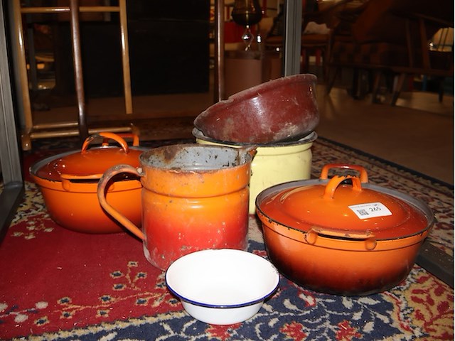 Partij geëmailleerd (x6) - afbeelding 2 van  4