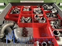 Partij gegalvaniseerde en inox koppelingen - afbeelding 2 van  13