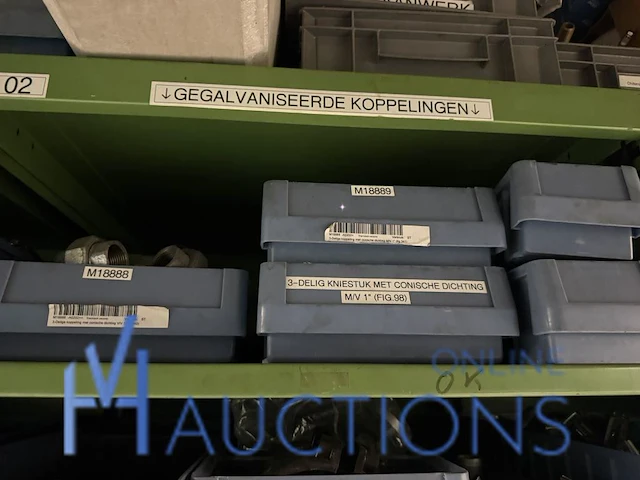 Partij gegalvaniseerde en inox koppelingen - afbeelding 4 van  13