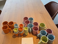 Partij gekleurd sevies