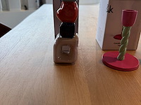 Partij gekleurde kaarshouders - afbeelding 4 van  6