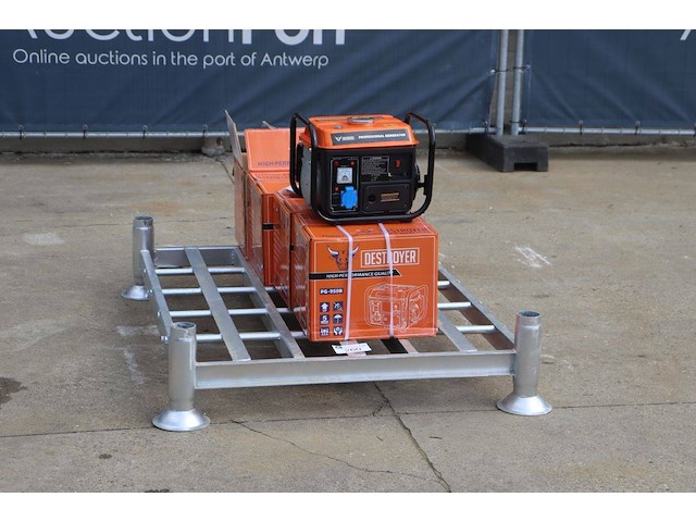 Partij generator destroyer pg-950b benzine nieuw 4stuks - afbeelding 1 van  1