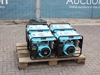Partij generatoren lowenzahn lz3500igs benzine 3kva 4 stuks nieuw - afbeelding 1 van  1