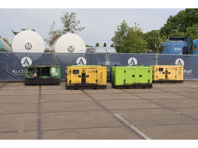 Partij generatoren pramast power vg-r30 diesel 37kva 6stuks - afbeelding 1 van  1
