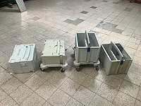 Partij gereedschapskoffers en opbergbakken (4x) - afbeelding 1 van  8