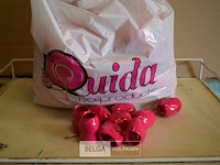 Partij geschenklint roos - afbeelding 1 van  2