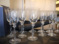 Partij glaswerk gegraveerd - afbeelding 2 van  6