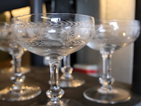 Partij glaswerk gegraveerd - afbeelding 6 van  6