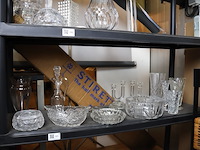 Partij glaswerk geslepen - afbeelding 1 van  4