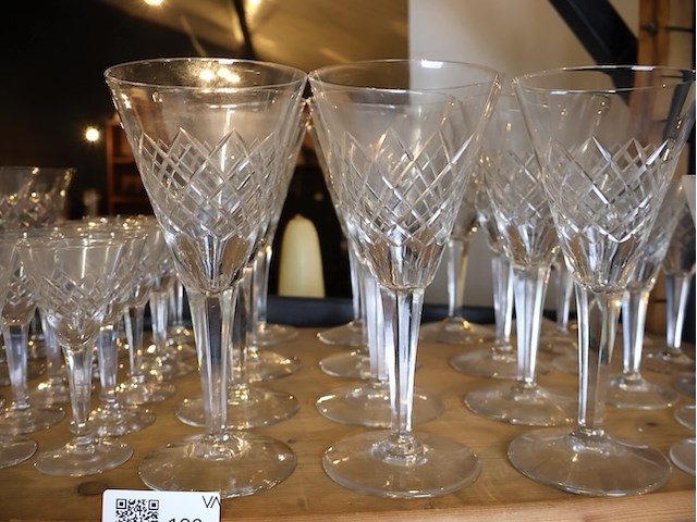 Partij glaswerk geslepen - afbeelding 3 van  4