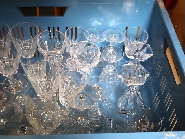 Partij glaswerk geslepen - afbeelding 4 van  4