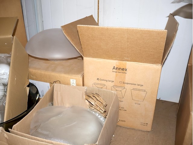 Partij glazen armaturen - afbeelding 5 van  7