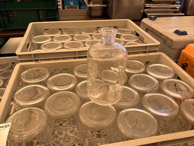 Partij glazen flessen - afbeelding 2 van  4