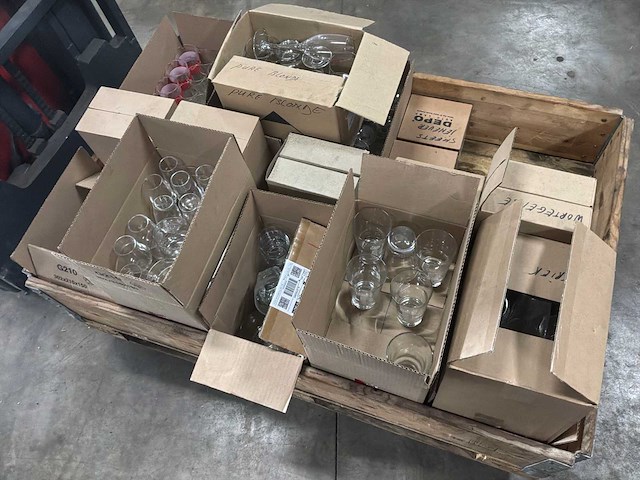 Partij glazen glas - afbeelding 1 van  4
