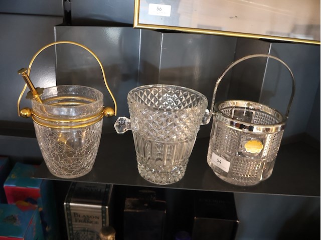 Partij glazen ijsemmer (x3) - afbeelding 2 van  4