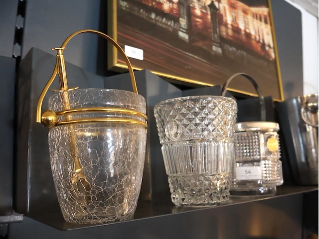 Partij glazen ijsemmer (x3) - afbeelding 3 van  4