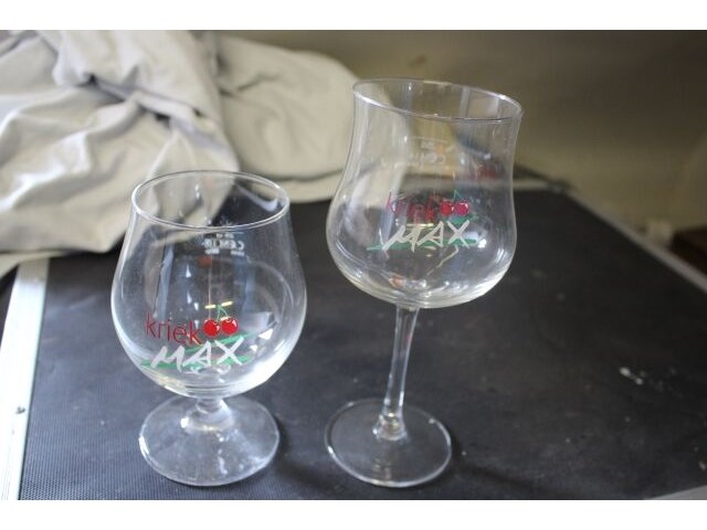 Partij glazen kriek max - afbeelding 1 van  1