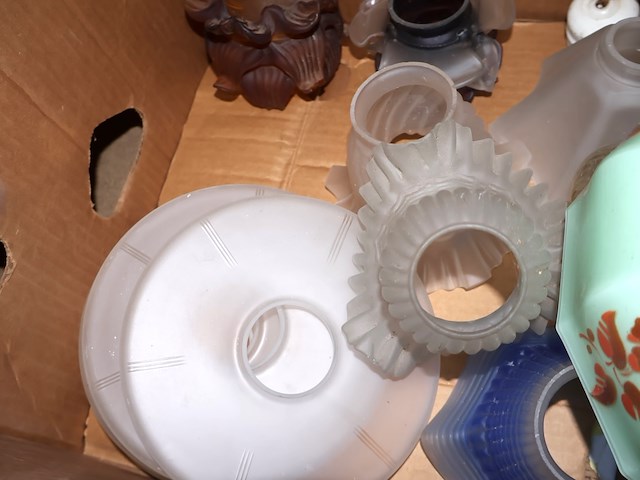 Partij glazen lampenkappen - afbeelding 7 van  9