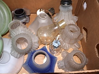 Partij glazen lampenkappen - afbeelding 8 van  9