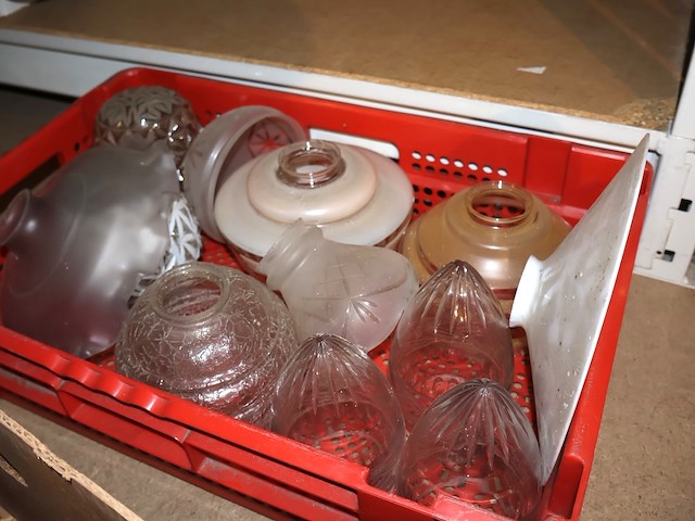 Partij glazen lampenkappen - afbeelding 9 van  9